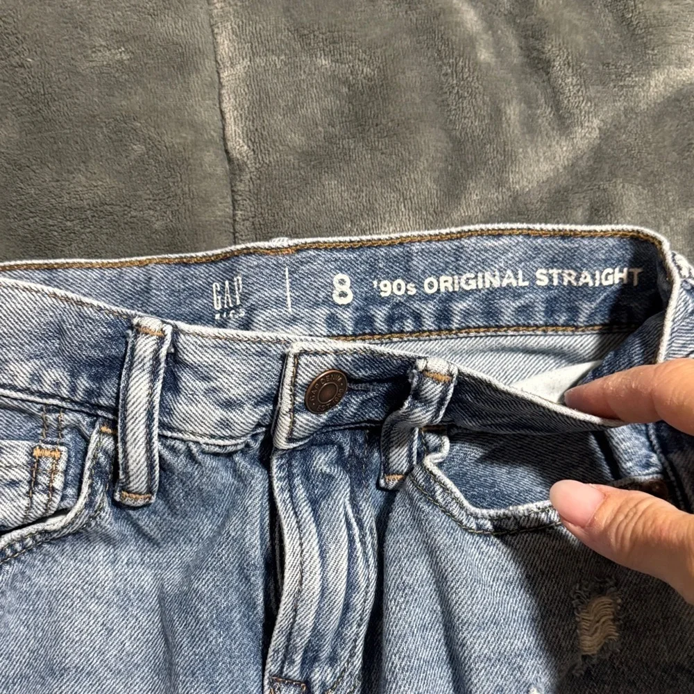 GAP Kids Distressed Blue Jeans
